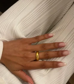 Syster P Bolded Ring Guld>Ringar Discount
