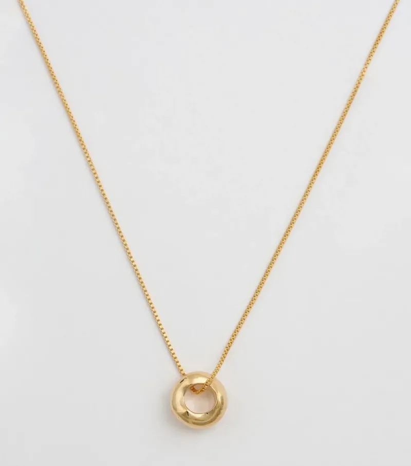 Syster P Bolded Wavy Guld>Halsband Discount