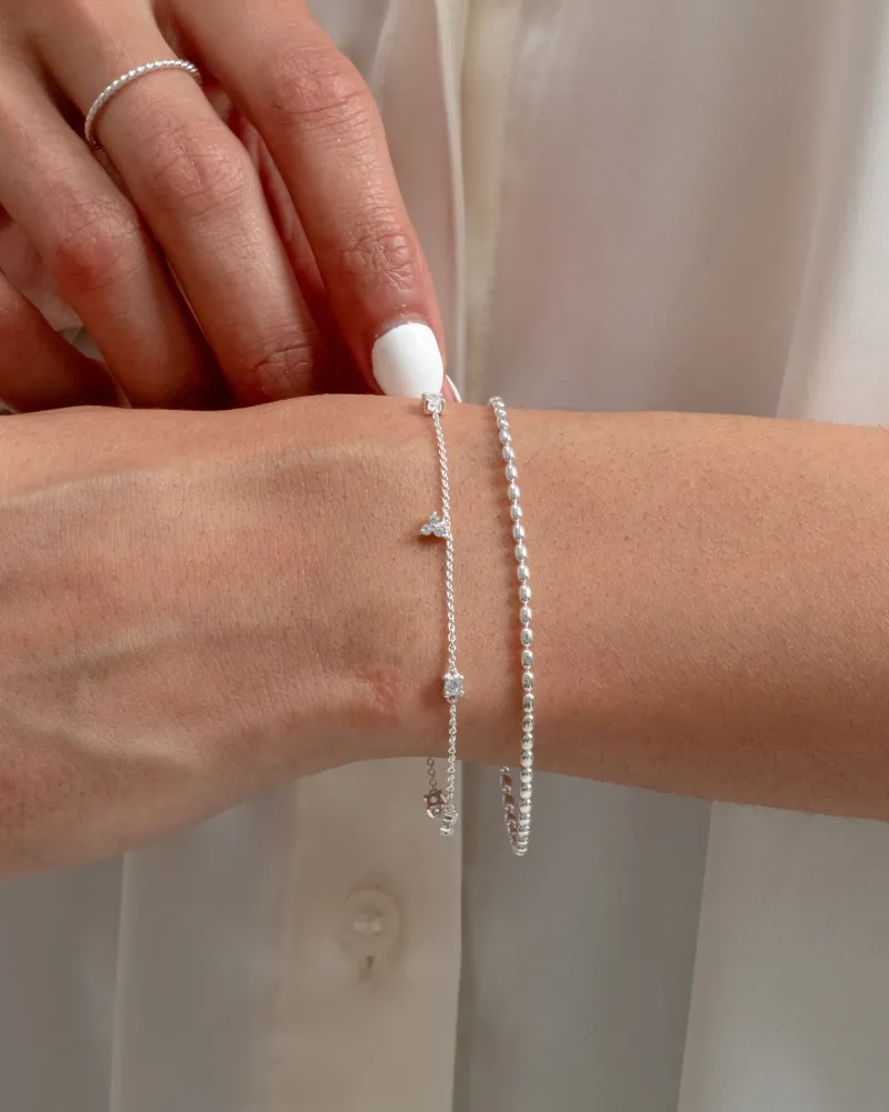 Syster P Celestia Silver>Armband Outlet