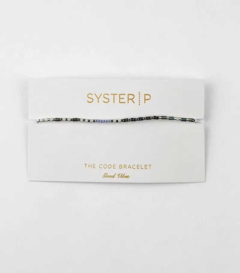 Syster P Code Silver GOOD VIBES>Armband Online