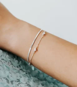 Syster P Herringbone Silver><noscript><img width=