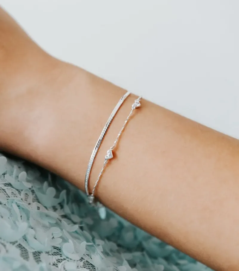 Syster P Herringbone Silver>Armband Sale