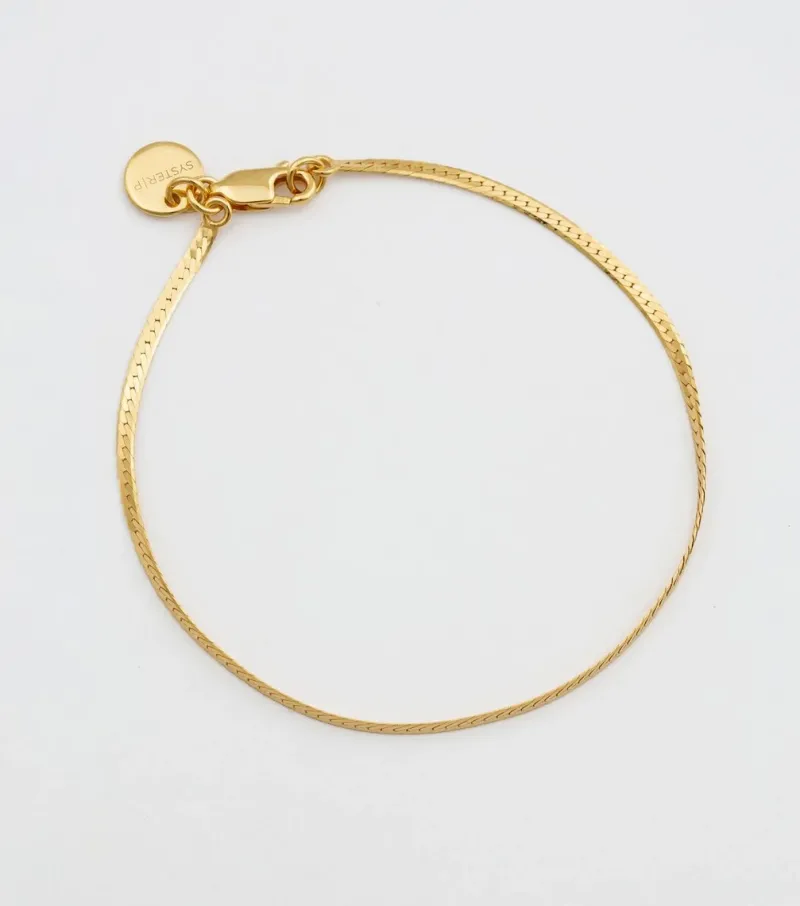 Syster P Herringbone Guld>Armband Outlet