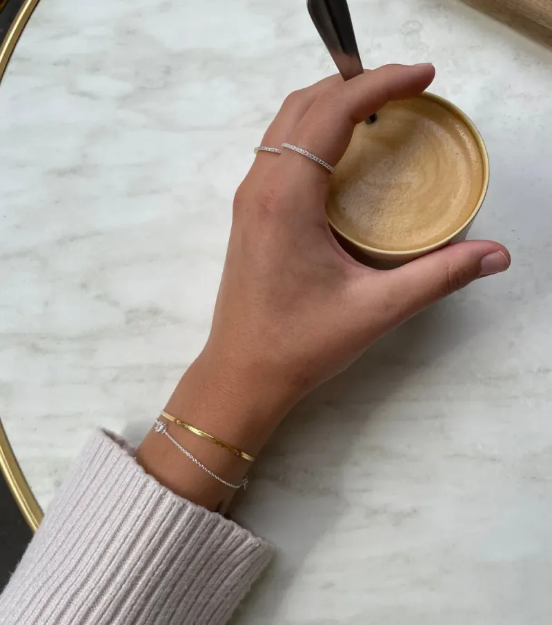 Syster P Herringbone Guld>Armband Outlet