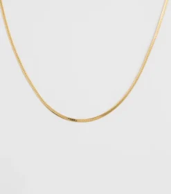 Syster P Herringbone Guld>Halsband New