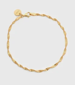 Syster P Herringbone Twisted Guld>Armband Hot