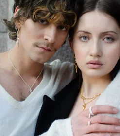 Syster P Juno Long Single Örhänge Guld><noscript><img width=
