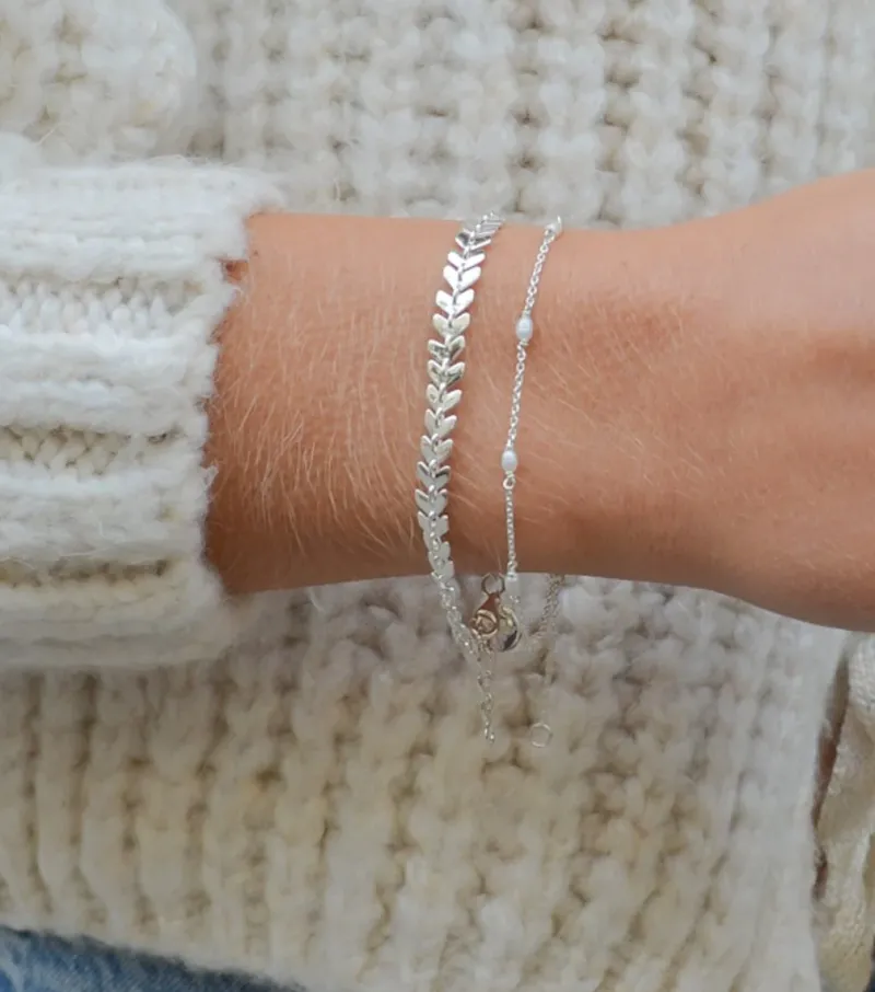 Syster P Layers Olivia Silver>Armband Discount