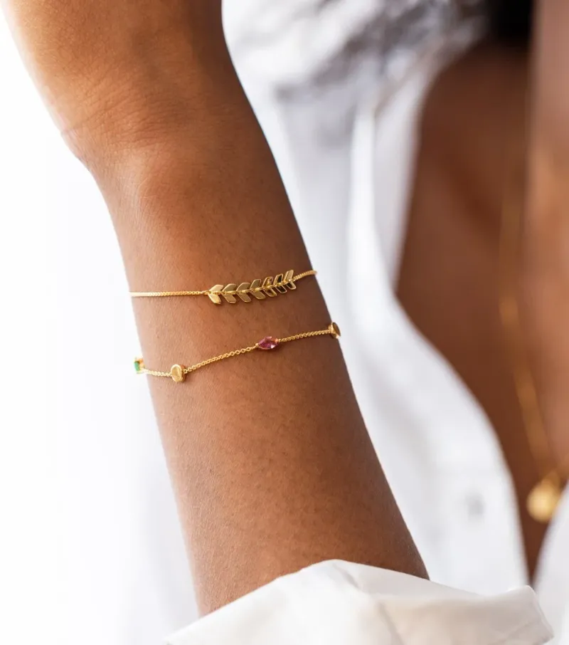 Syster P Layers Simone Guld>Armband New