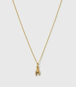 Syster P Melinda Double Petal Guld>Halsband Sale