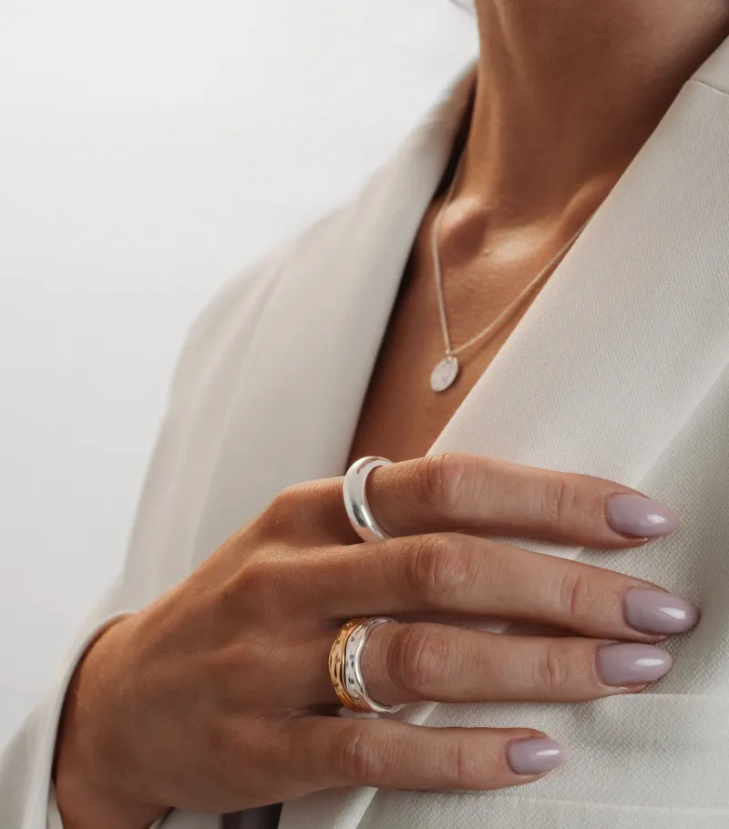 Syster P Melting Narrow Guld>Ringar