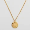 Syster P Minimalistica Hamrad Guld>Halsband New