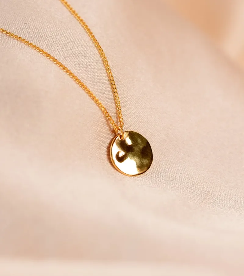 Syster P Minimalistica Hamrad Guld>Halsband New