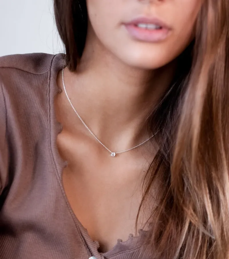 Syster P Minimalistica Solo Nova Silver>Halsband Best