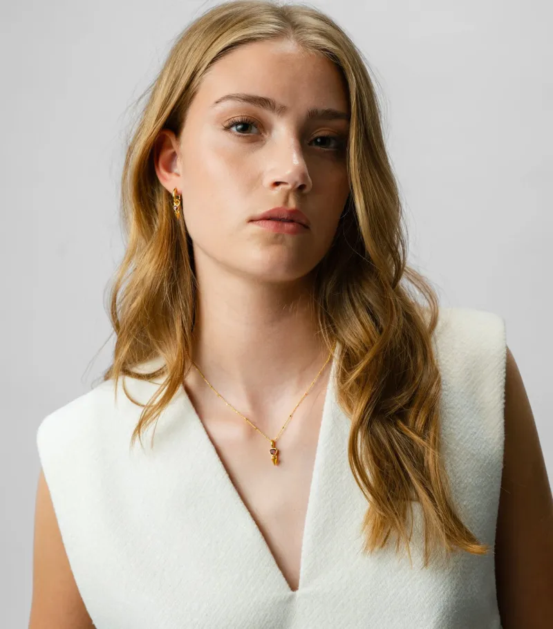 Syster P Mrs H Spike Guld>Halsband