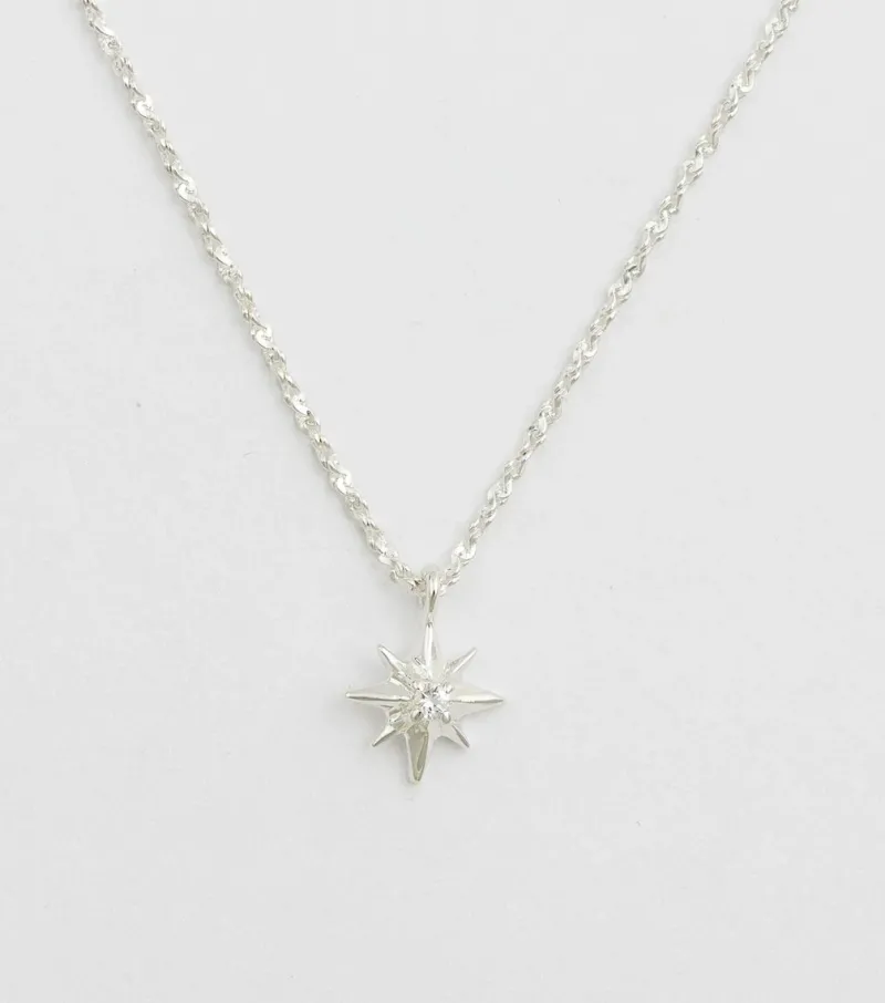 Syster P North Star Kort Silver>Halsband Online