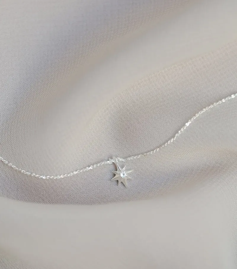 Syster P North Star Kort Silver>Halsband Online