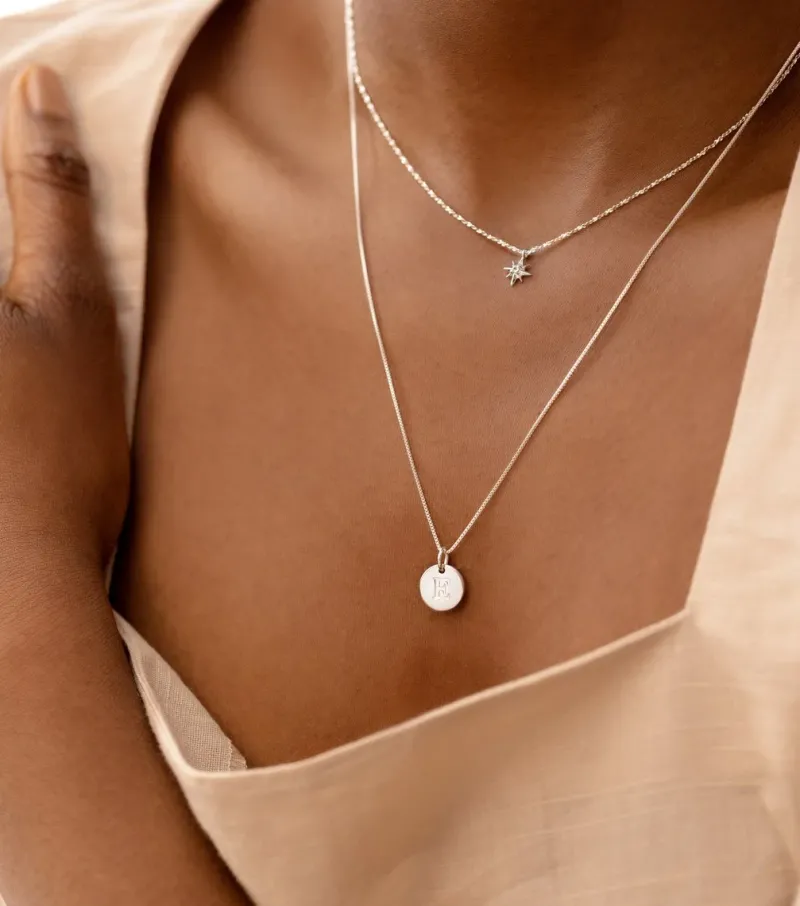 Syster P North Star Kort Silver>Halsband Online