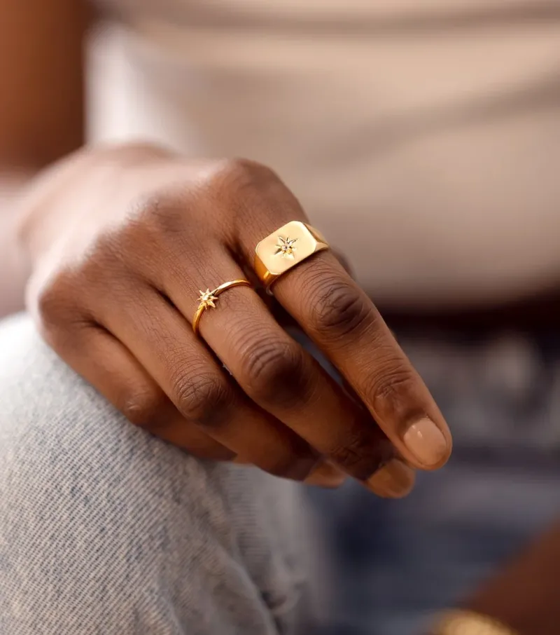 Syster P North Star Small Ring Guld>Ringar Hot