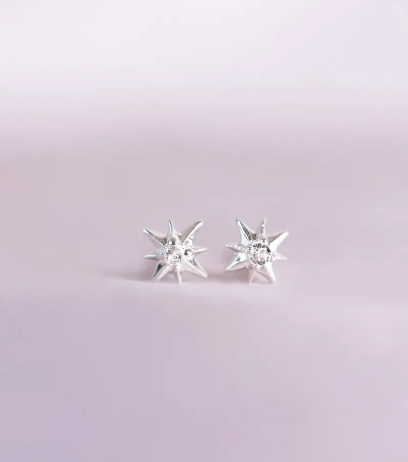 Syster P North Star Stud Silver>Örhängen Clearance