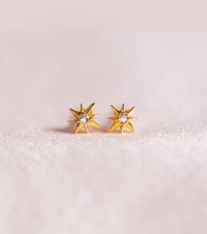 Syster P North Star Stud Guld>Örhängen Online