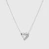 Syster P Puff Heart Silver>Halsband