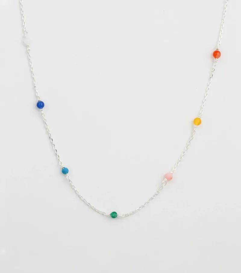 Syster P Santa Monica Multicolor Silver>Halsband Outlet