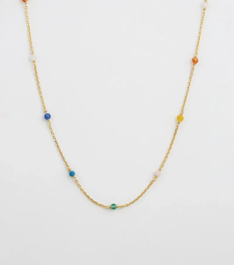 Syster P Santa Monica Multicolor Guld>Halsband Clearance