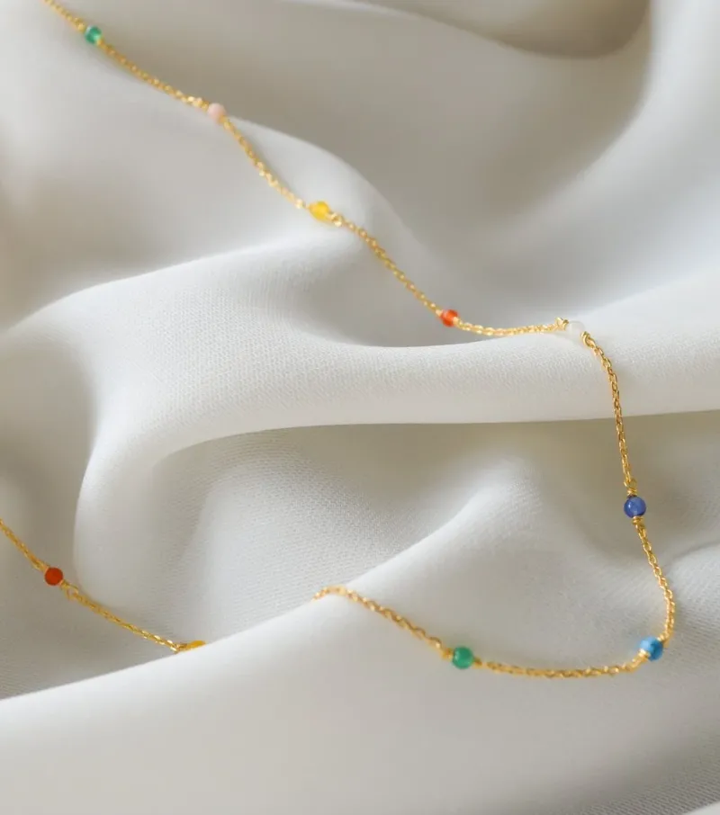 Syster P Santa Monica Multicolor Guld>Halsband Clearance