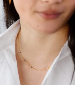 Syster P Santa Monica Multicolor Guld><noscript><img width=