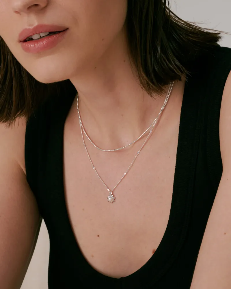 Syster P Sheer Doria Silver>Halsband