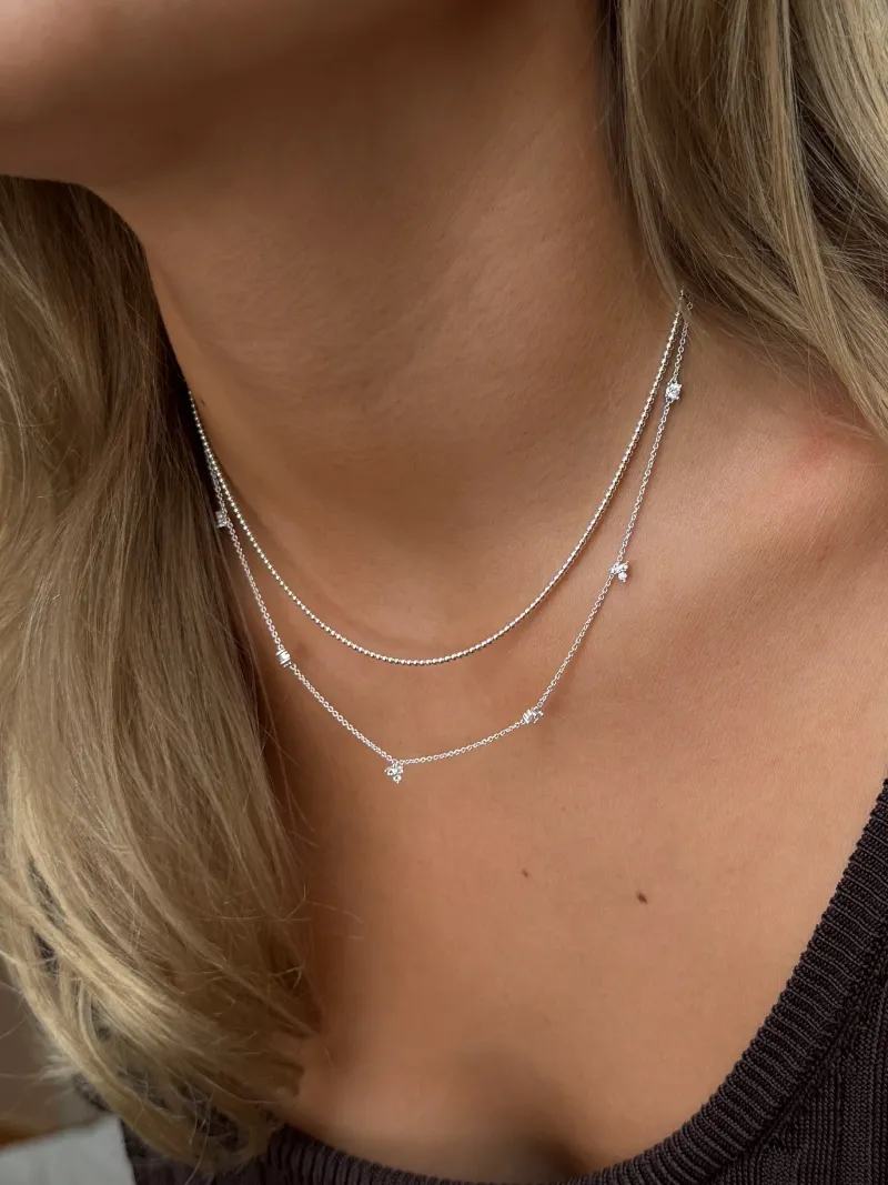 Syster P Sheer Doria Silver>Halsband