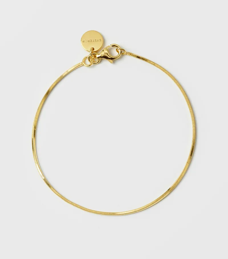 Syster P Sheer Mirror Guld>Armband New