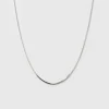 Syster P Sheer Mirror Silver>Halsband Hot