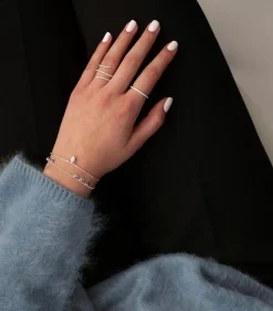 Syster P Sparkle Wrap Ring Silver>Ringar Sale