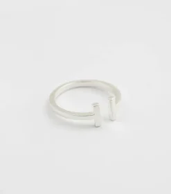Syster P Strict Plain Bar Ring Silver>Ringar Discount