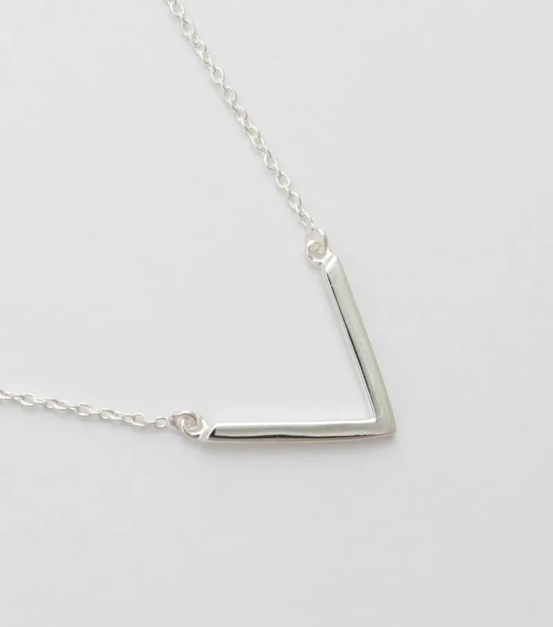 Syster P Strict Plain V Silver>Halsband Best
