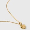 Syster P Sunburst Heart Guld>Halsband