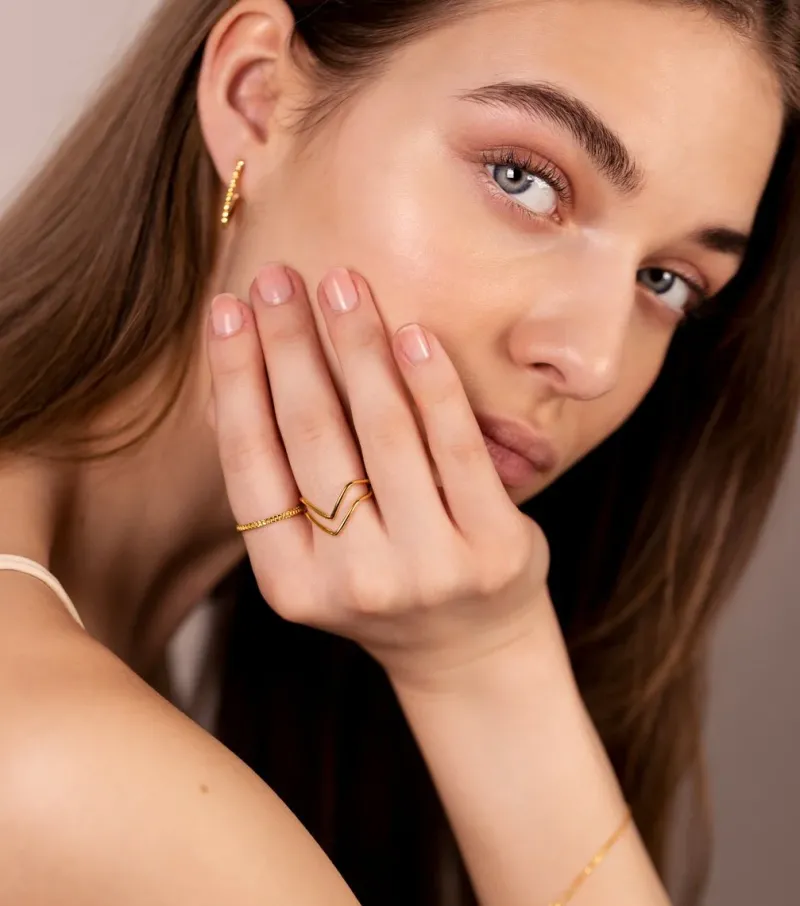 Syster P Tiny Arrow Ring Guld>Ringar New