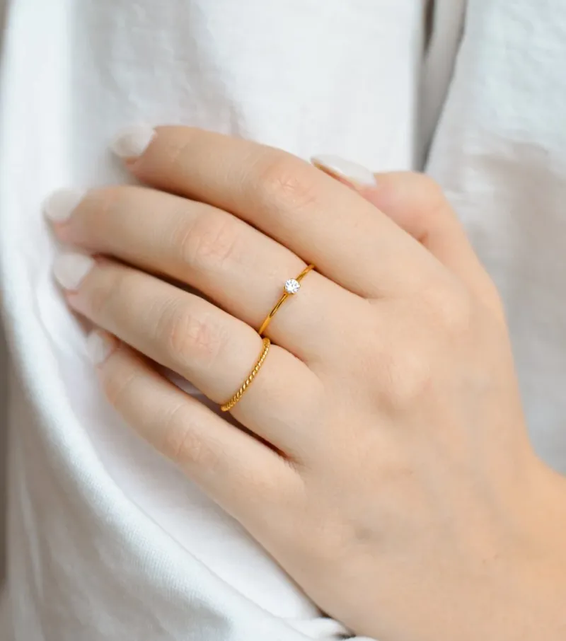 Syster P Tiny Princess Ring Guld>Ringar Online