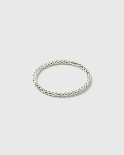 Syster P Tiny Twisted Ring Silver>Ringar Online