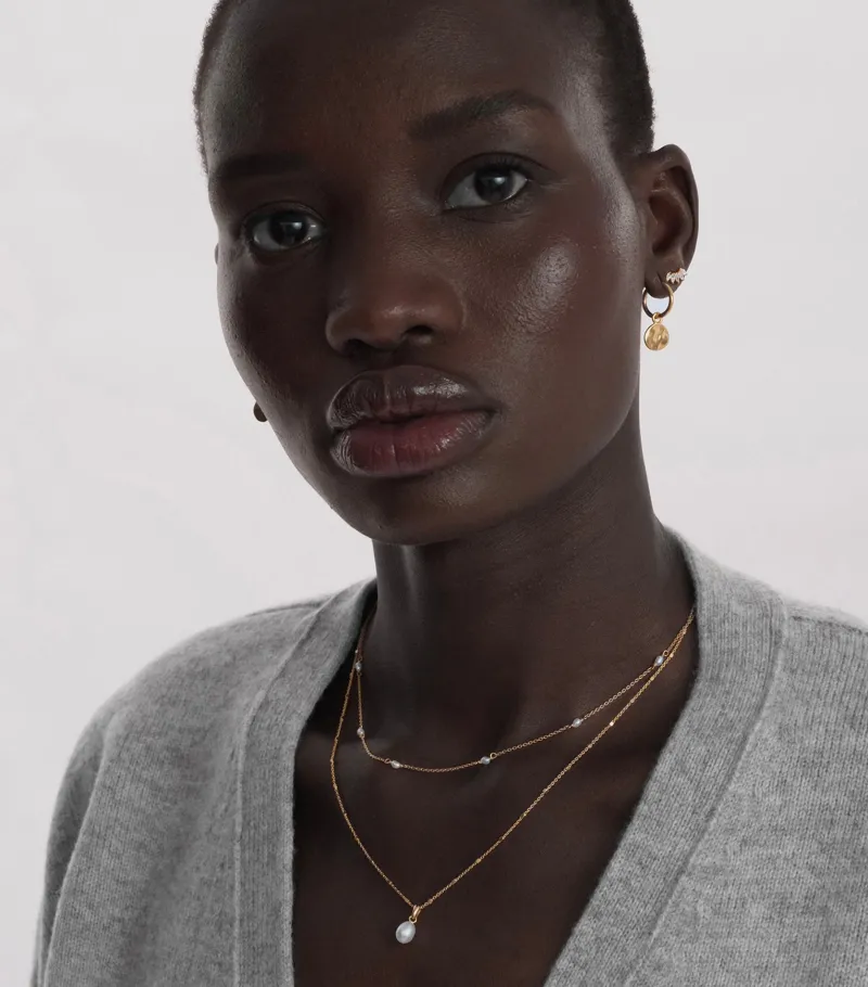 Syster P Treasure Single Pearl Guld>Halsband Hot