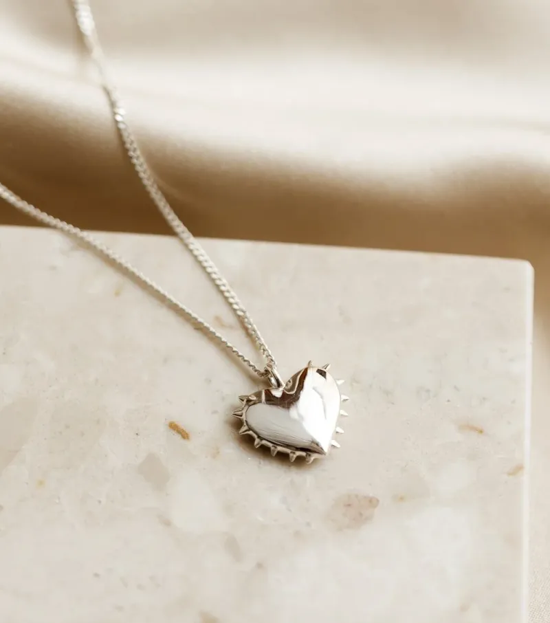 Syster P True Love Hjärta Silver>Halsband New