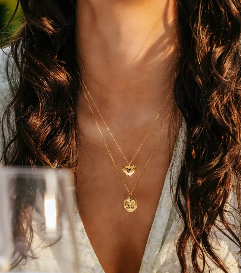 Syster P True Love Hjärta Guld>Halsband Online