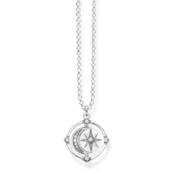 Halsband Stjärna & Måne Silver (Rörliga) – KE1985-643-14>Thomas Sabo Outlet
