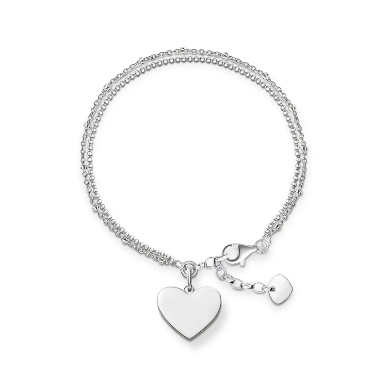Armband hjärta silver – LBA0102-001-12>Thomas Sabo Outlet
