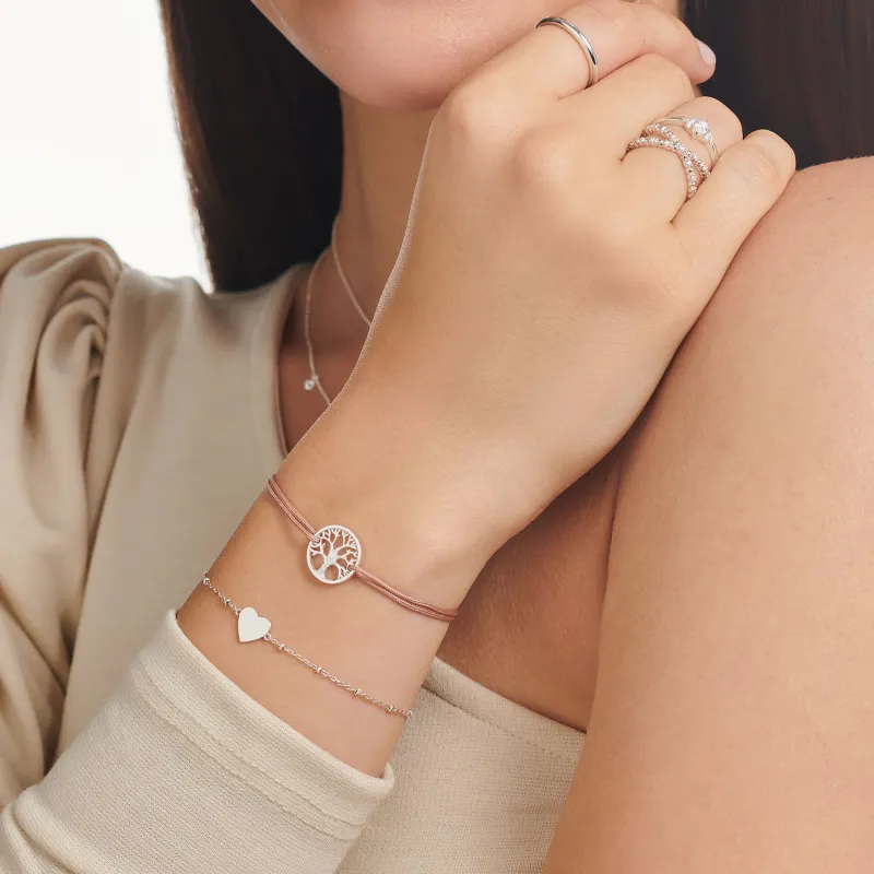 Armband hjärta med kulor silver – A1991-001-21>Thomas Sabo Best