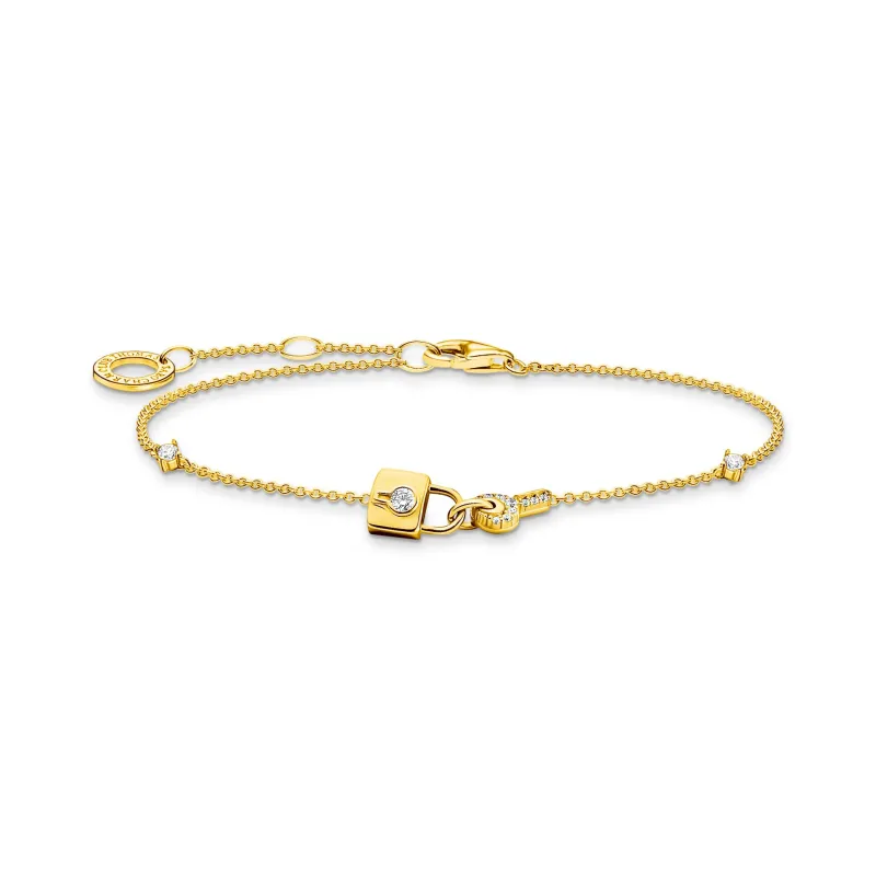 Armband hänglås guld – A2040-414-14>Thomas Sabo Hot