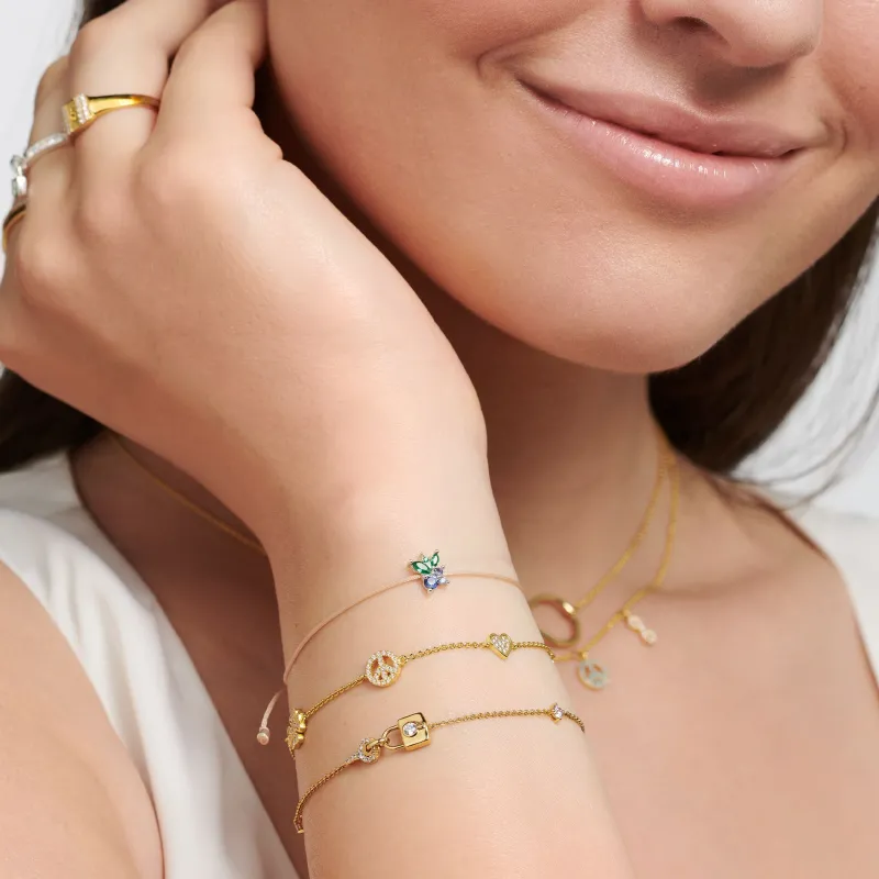 Armband hänglås guld – A2040-414-14>Thomas Sabo Hot