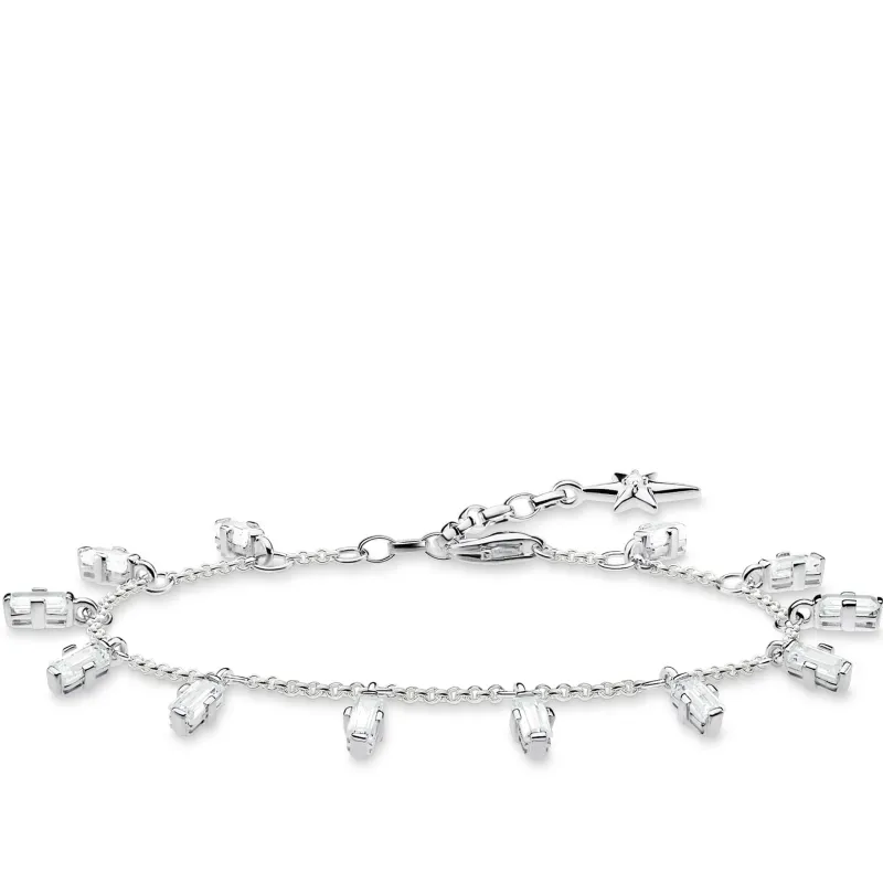 Armband Kantiga Stenar med Baguetteslipning – A1917-051-14>Thomas Sabo Online